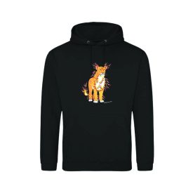 Tűz Oroszlán - Lioness Kapucnis Pulóver