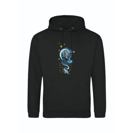 Hold Kínai Sárkány Kapucnis Pulóver